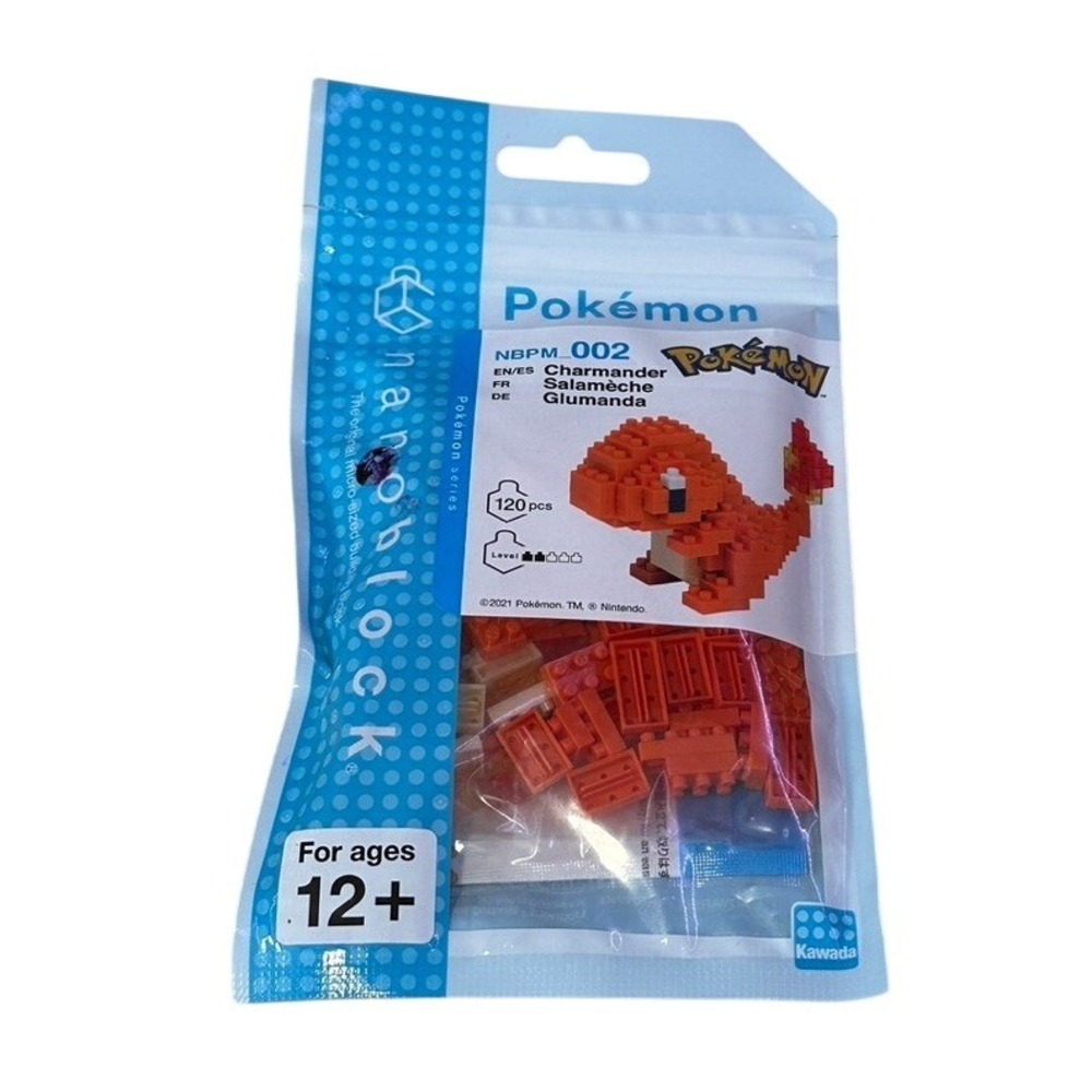 Nanoblock Pokemon Charmander NBPM_002 Micro Building Block Set 120pcs Kawada NEW